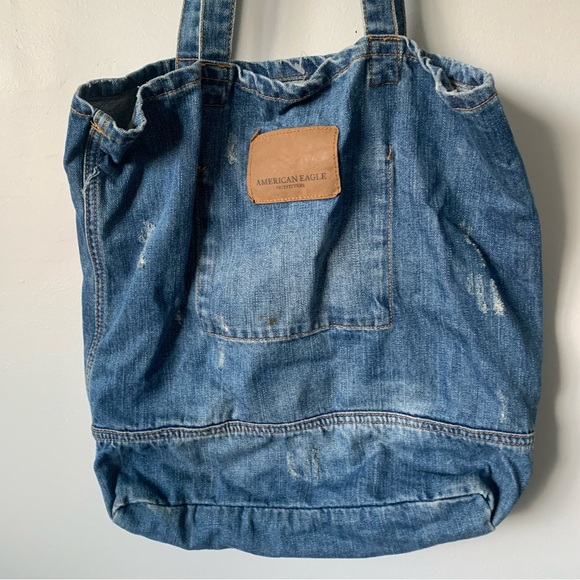 American Eagle Denim Tote bag - Picture 3 of 6